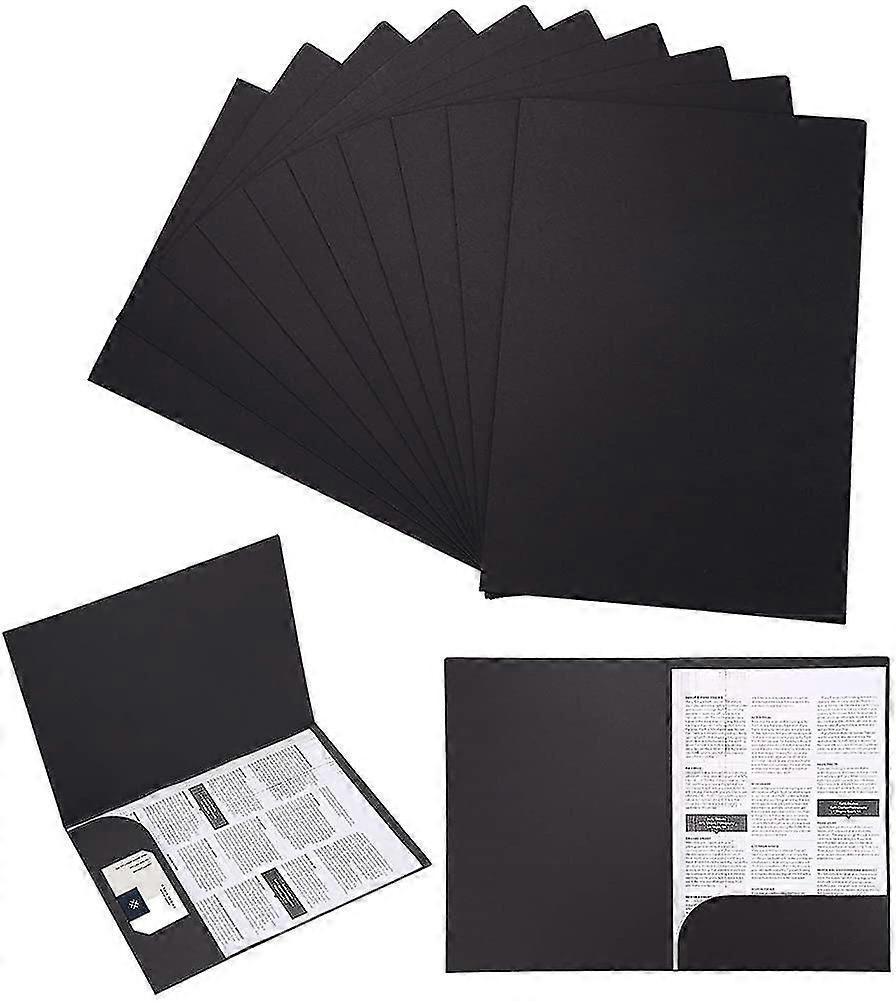 10 Pack Cardboard Folder With Flap A4 Kraft Paper Liners Insert File Folder