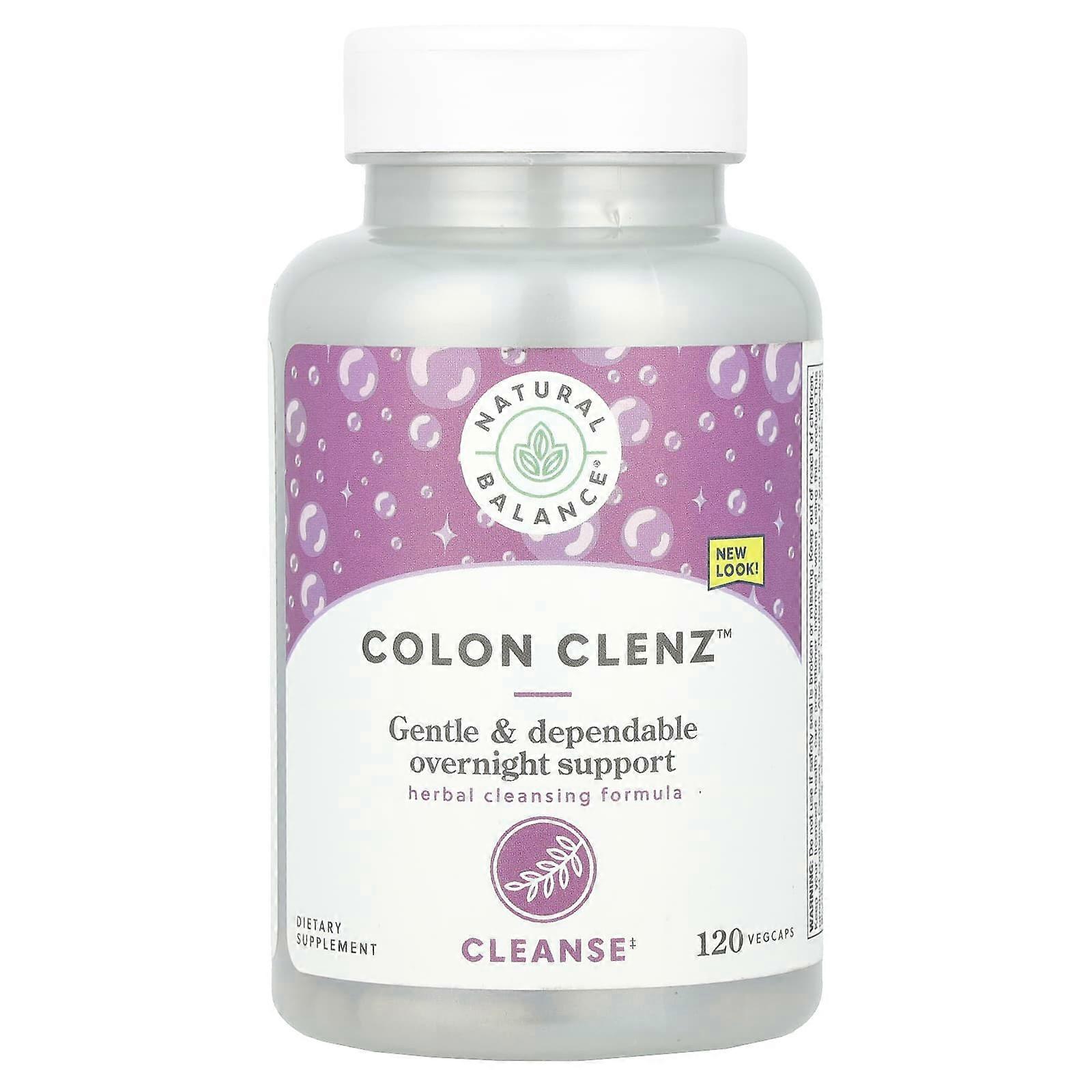 Natural Balance, Colon Clenz, 120 VegCaps
