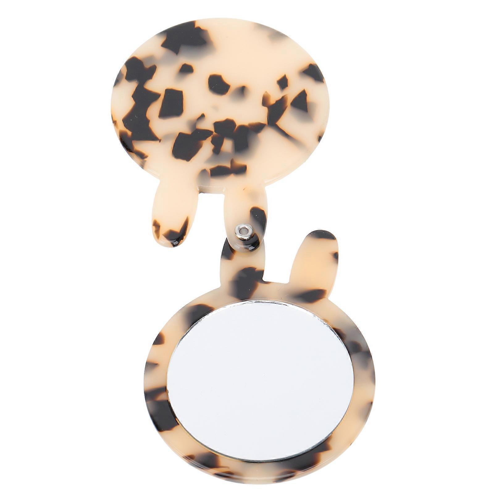Makeup Mirror Rabbit Ear Small Mirror for Makeup Assorted Color Portable