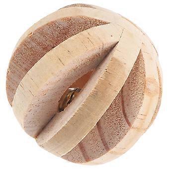 Hamster-Kauspielzeug aus Holz, Zahnschleifspielzeug, 3-teilig, für die Spielzeit kleiner Haustiere