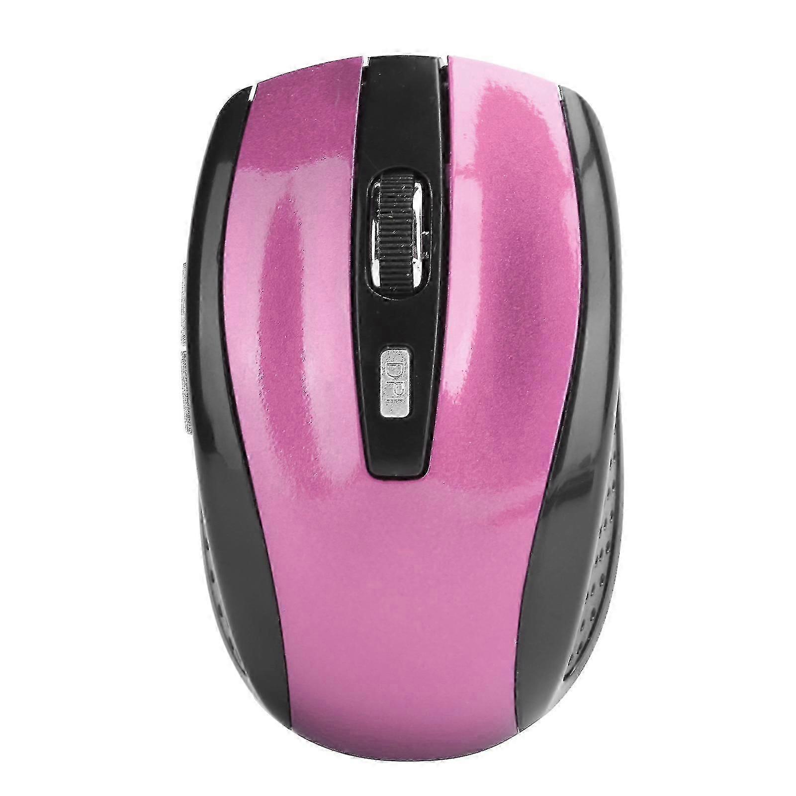 Wireless Mouse Notebook Computer Optical Gaming Accessories with Adjustable DPI 250HzPink