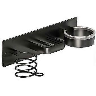 Wandmontierter Haartrocknerhalter – Metallorganizer für Föhn, Lockenstab und Glätteisen