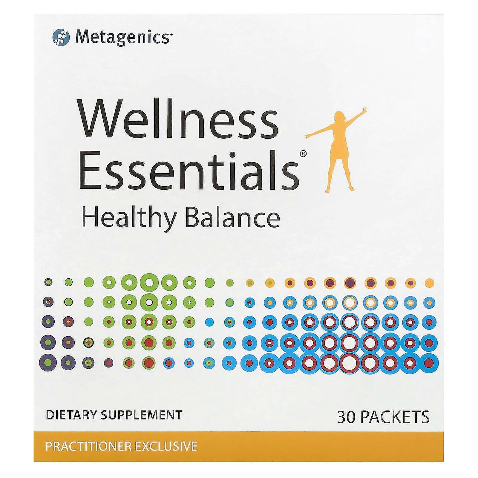 Metagenics, Wellness Essentials, Healthy Balance, 30 Packets