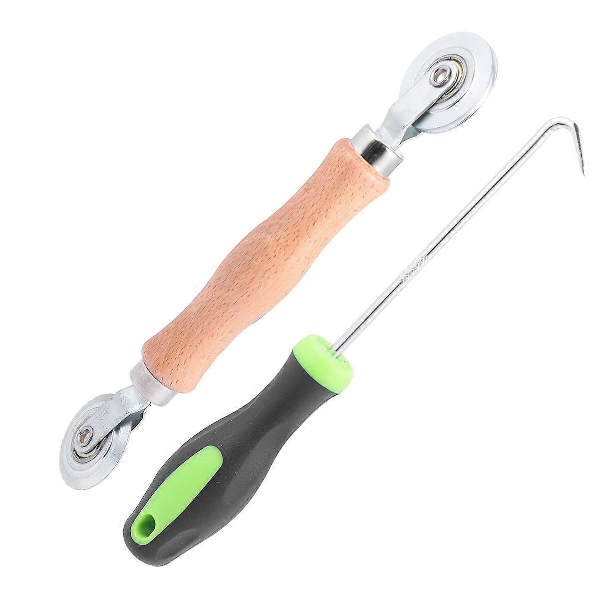 2 Pcs Screen Rolling Tool Screen Spline Roller Tool for Window Door Screens