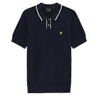 Lyle & Scott Pique Tipped Knitted Polo Shirt  