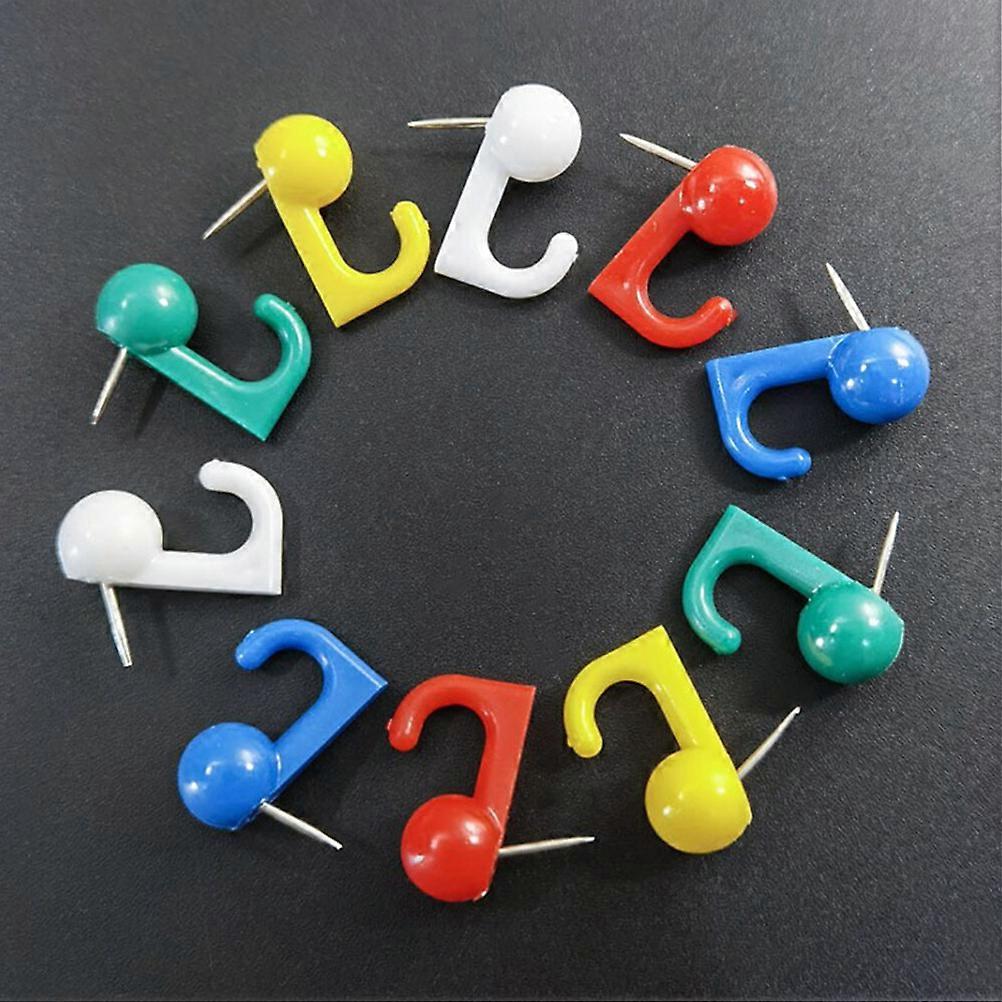 Thumbtacks Multi-Function DIY Hanging Push Pins Pushpins Hooks 50Pcs for Storage