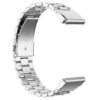 For Garmin Fenix 7S / 7S Pro / 6S / 6S Pro Watch Band 20mm Stainless Steel 3-Bead Wrist Strap - Mult [MI]