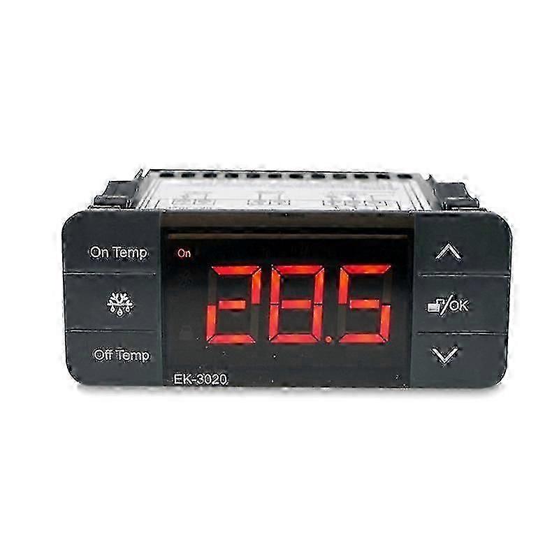220V Digital Temperature Controller with Defrost Sensor for Refrigerator Operation