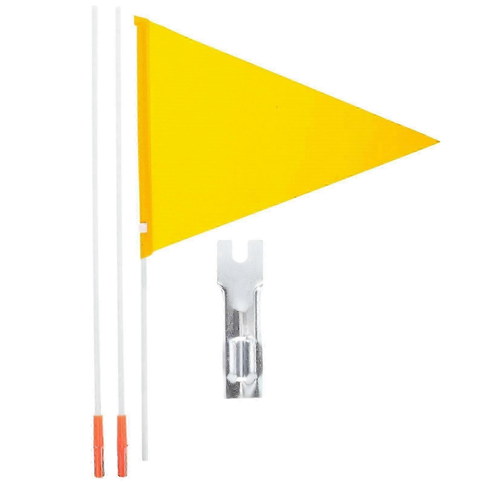 Waterproof Bike Safety Triangular Flags Set for Enhanced Visibility