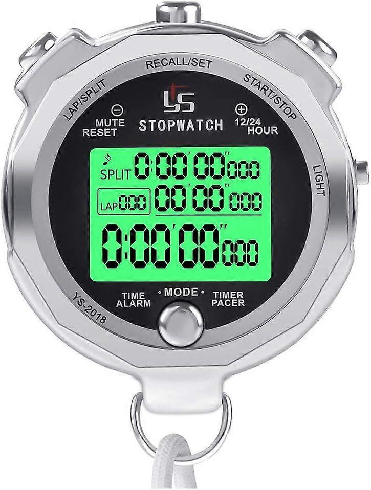 Stopwatch, clock Daily rainproof digital timer for sports, competitions, coaching, refereeing, training, timing.