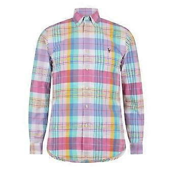 Ralph Lauren Mens Plaid Button-Down Shirt