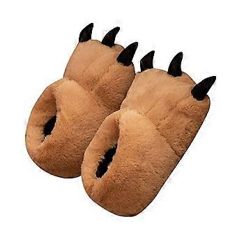 Animal Paw Plush Slippers for Adults, Funny Cartoon Claw House Slipper Shoes, Warm Winter Indoor Footwear with Fluffy Padding, Cozy Novelty Home Bedro