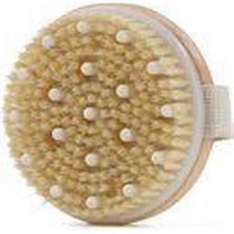 Exfoliating Cleansing Brush - Wooden body brush with non-slip fiber bristles -