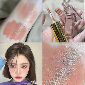 Brown Glitter Liquid Eyeshadow Stick Contour Blush Pigment Fine Shimmer