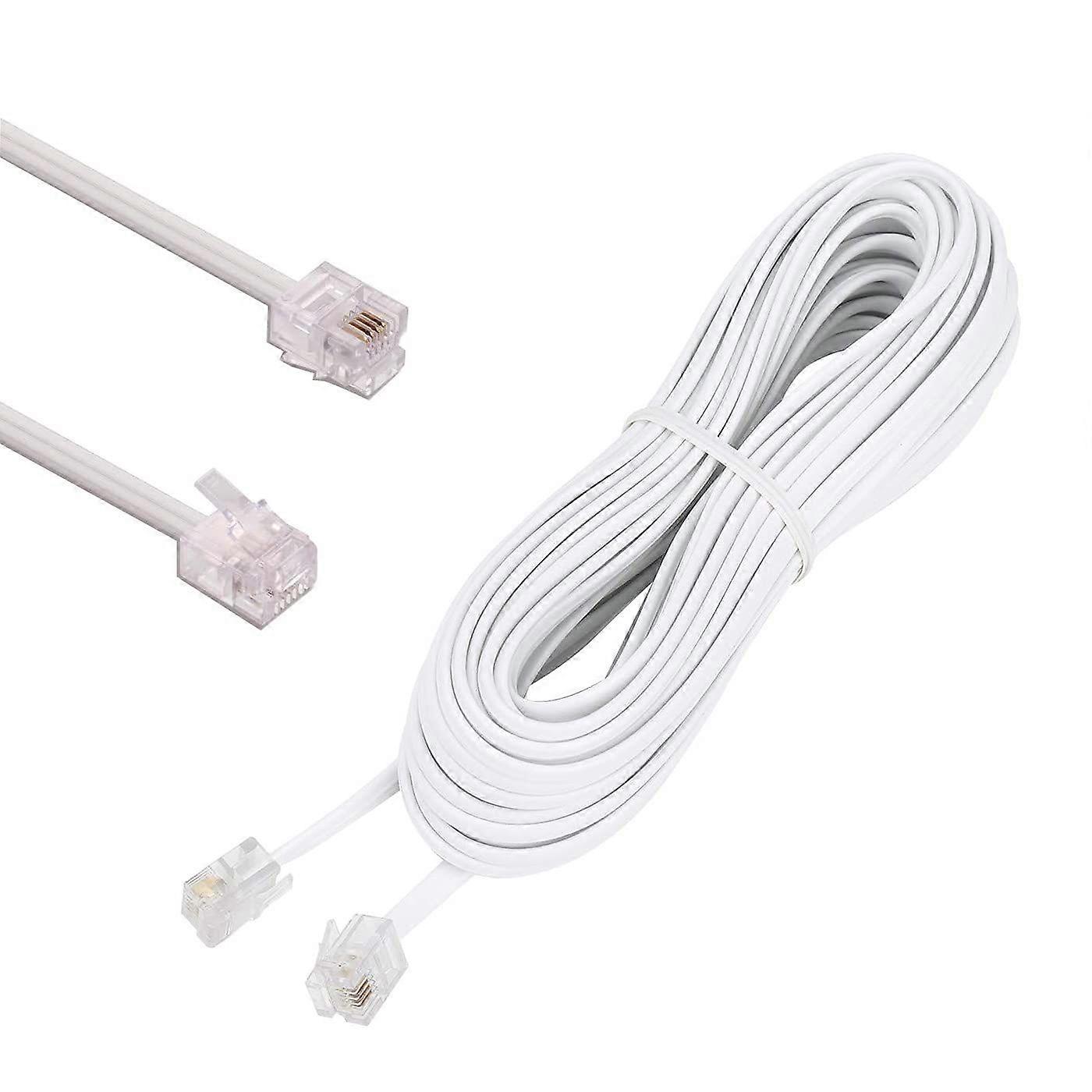 11 Telephone Cable Modular Cable Western Cable 11-11 Plug Flat Cable