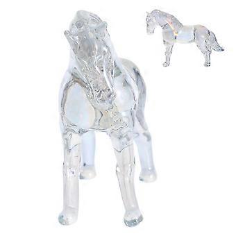 Horse Decor: Crystal Craft Figurine - Horse Ornament For Home And Office Decoration - Symbol Of Success And Good Fortune - For Housewarming