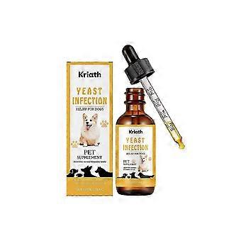60 ml øredråber til hunde - Mild, ikke-irriterende formel til fjernelse af ørevoks, forfriskende og behagelig, beskytter kæledyrets hudsundhed