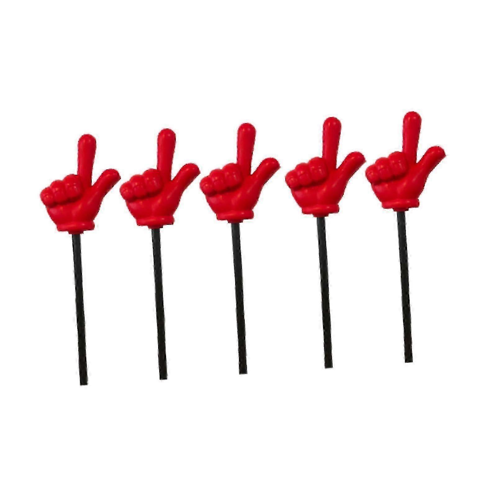 Kindergarten and Elementary School Educational Pointer with 5 Interchangeable Finger Tips