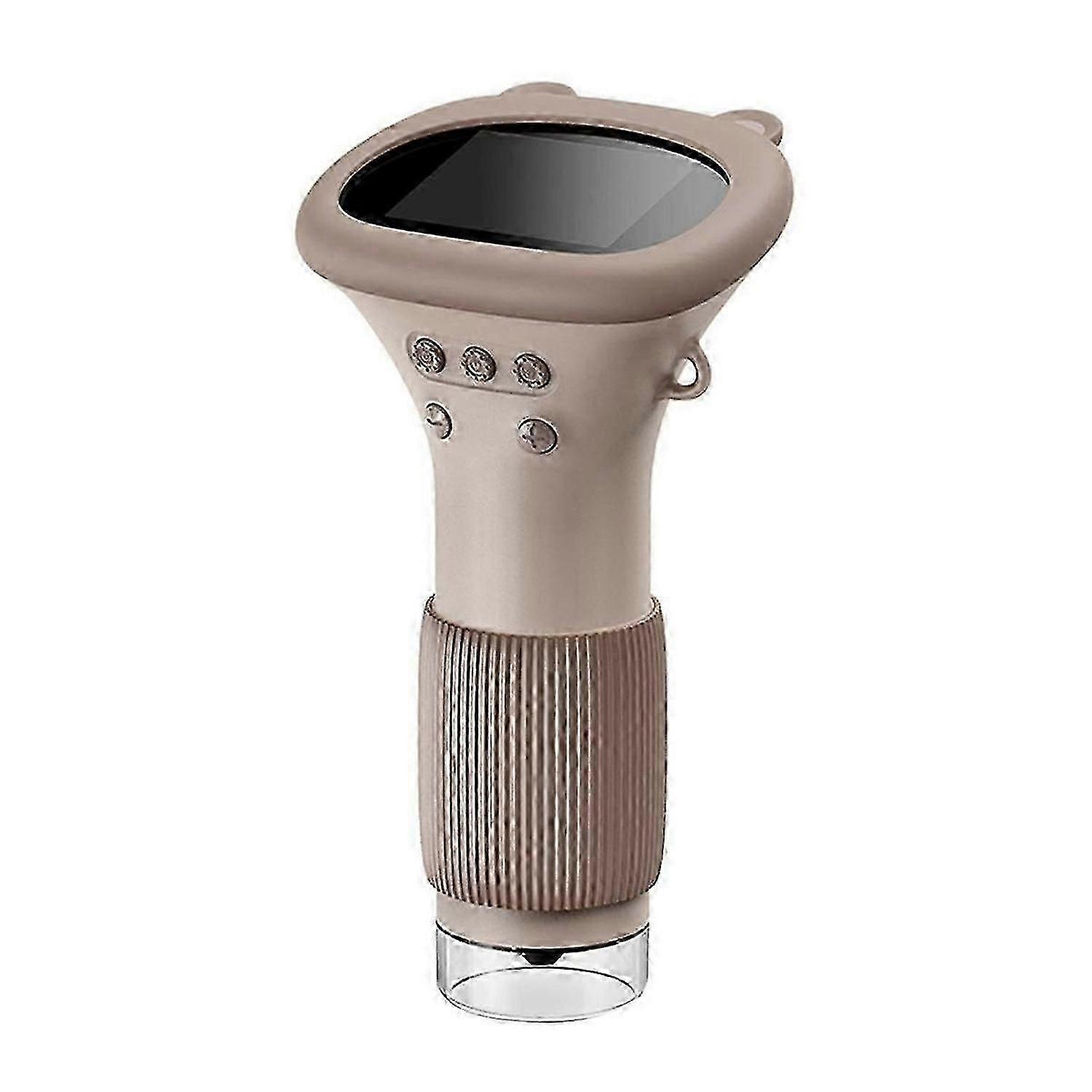 Mini Children Electron Microscope Pocket Microscope for Children with 8 LEDs Digital Microscope with Adjustment Button