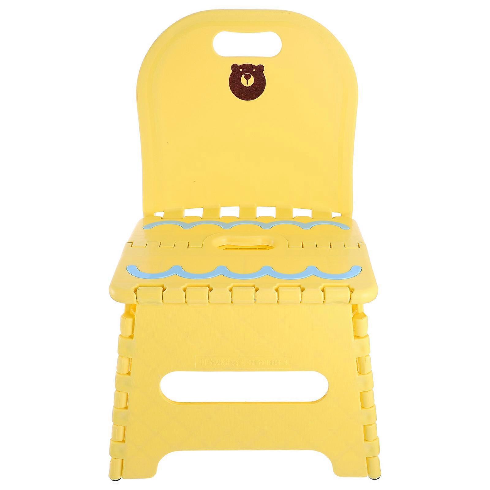 Creative Plastic Folding Chair Bathroom Bench Portable Folding Step Stool
