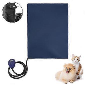 Tapis chauffant pour animaux de compagnie, étanche, pour intérieur et extérieur, avec thermostat et cordon résistant aux morsures.