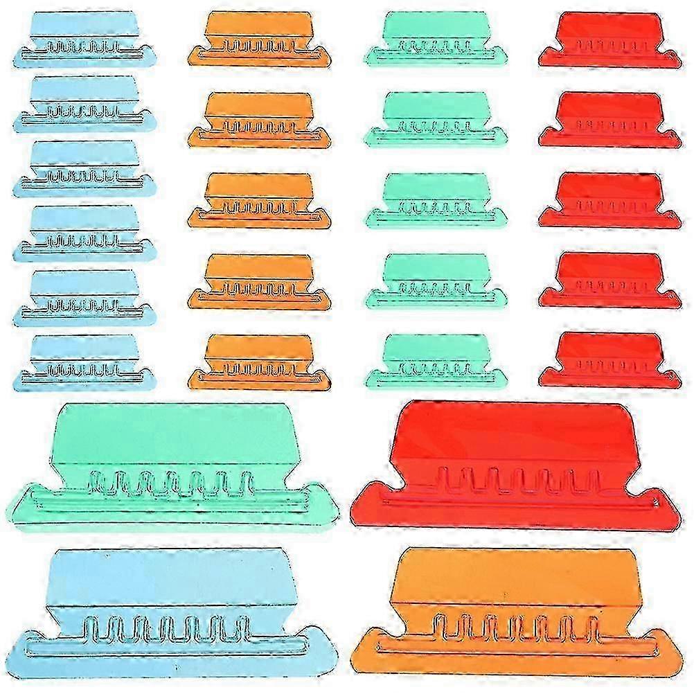 40Pcs Removable File Folder Tabs 7.9x3.1cm for Document Organization and Easy Identification