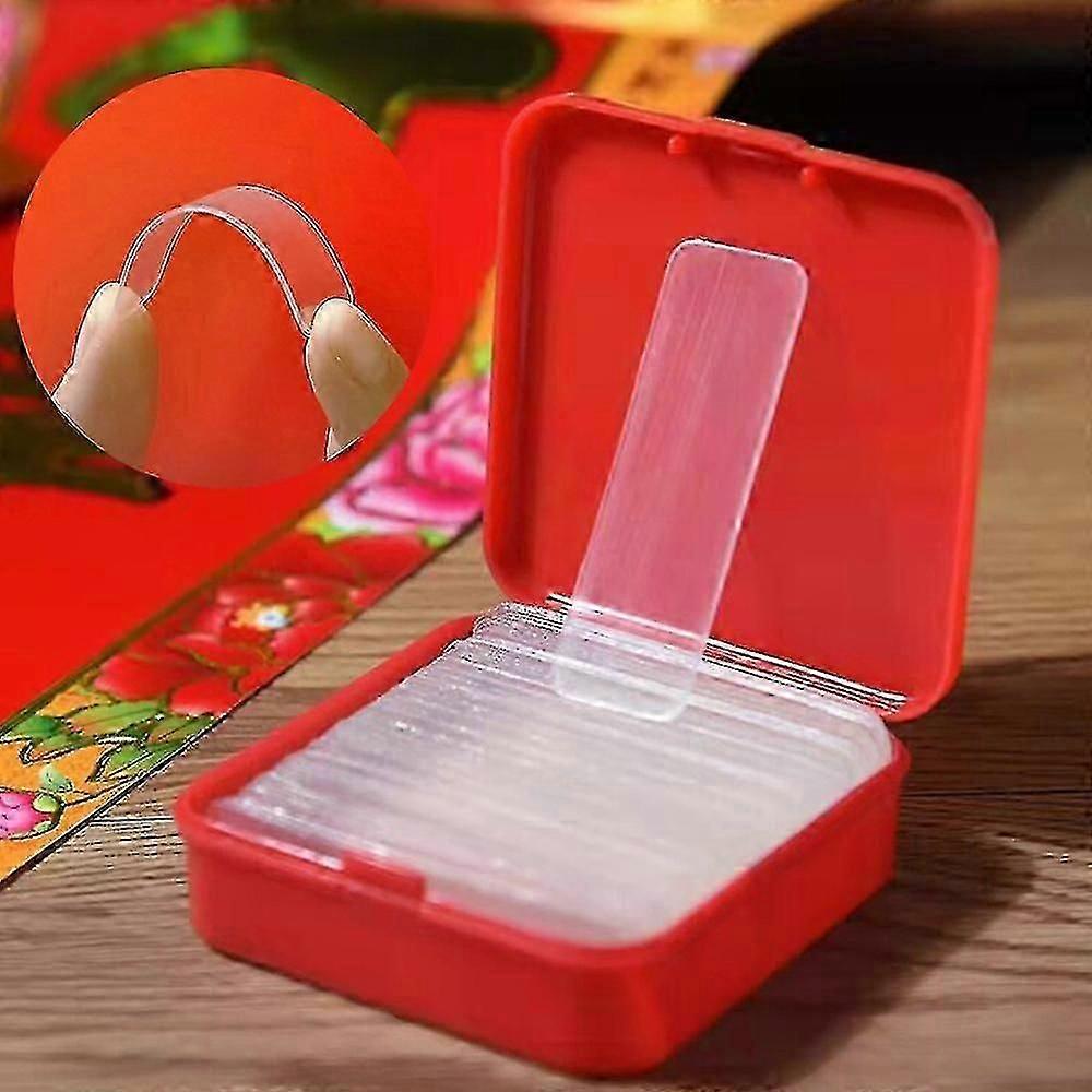 60pcs Multifunctional Reusable Sticky Tape Double Sided Transparent Non-marking