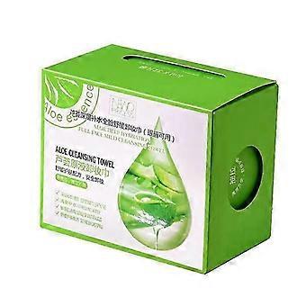 Conjunto de Toalhetes Removedores de Maquiagem Aloe Face Eye Lip Pull-Out Wet Wipes, Limpeza Suave, Não Requer Lavagem, Hidratação Calmante, Portátil Individualmente a Granel