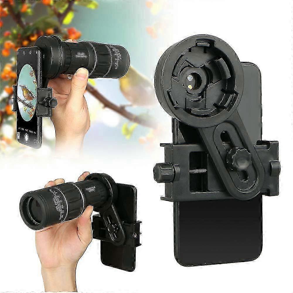 Phone Adapter Mount Holder compatible with Binocular Monocular Spotting Scope