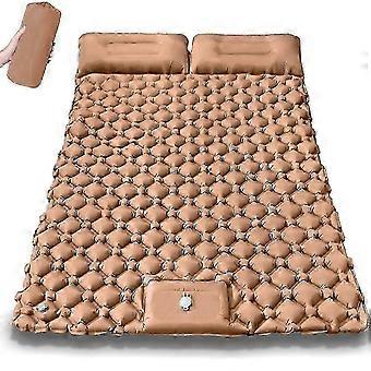 R8 Hiipeak Self-Inflating Double Camping Mat for 2 People, 120x200cm, 10cm Thick, Ultralight Air Mattress with Pillow