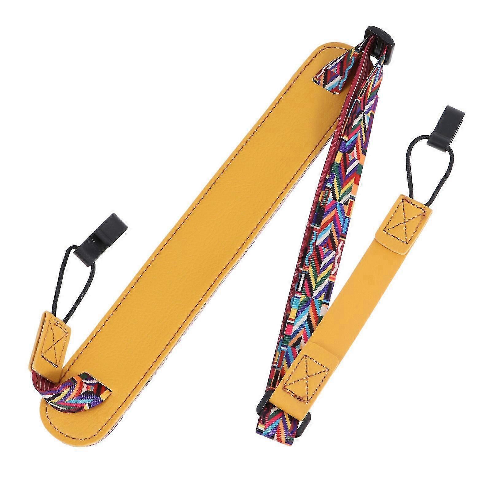 Ukulele Strap No Drill Adjustable Double J Hook Ukulele Shoulder Strap-inst