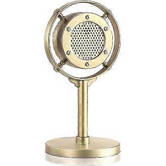 Retro Style Condenser Microphone Props - Vintage Decorative Mic Model/YY
