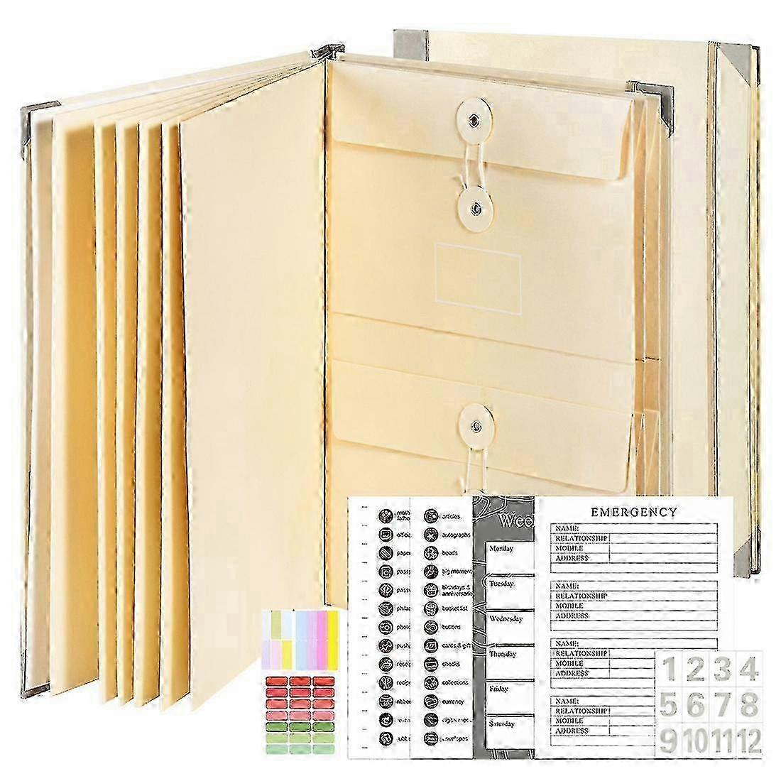 Kraft Paper Accordion File Folder