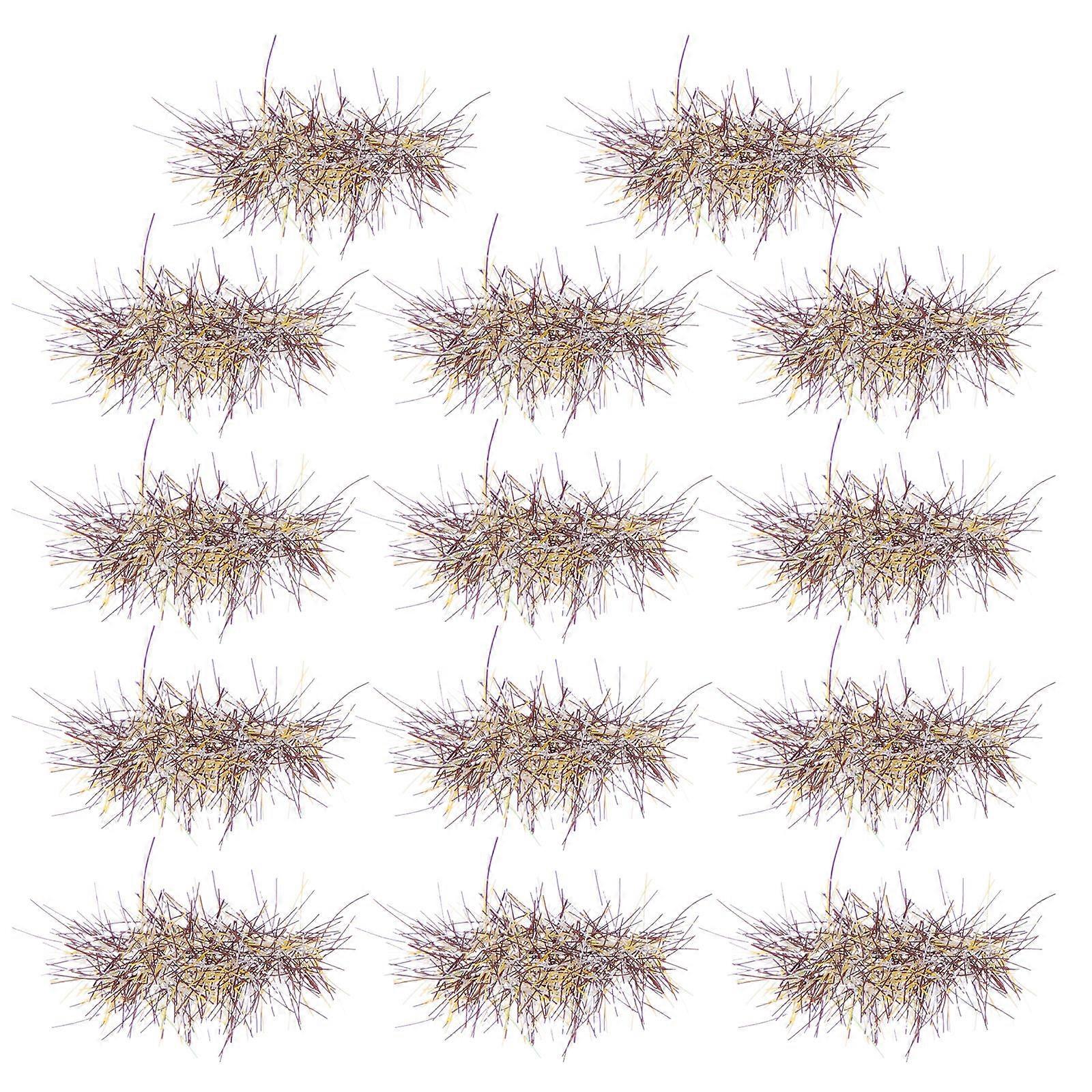 Simulation Grass Cluster Static Grass Tufts for Crafts 4 Boxes Brown