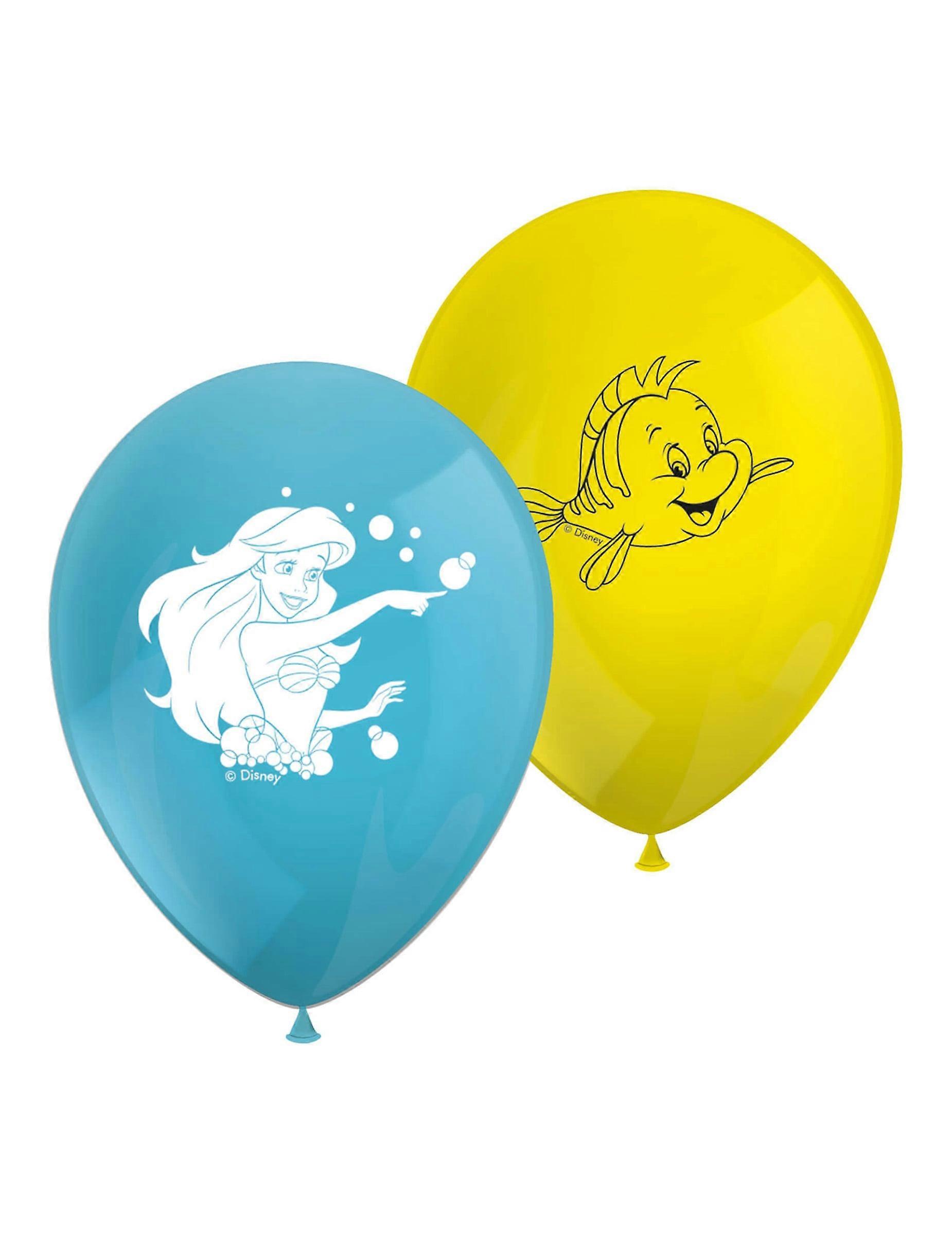 8 Ballons en latex Ariel