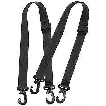 Ski Boots Carrier Straps 10 Pack Adjustable Black Wear-resistant Portable for Outdoor Skiing