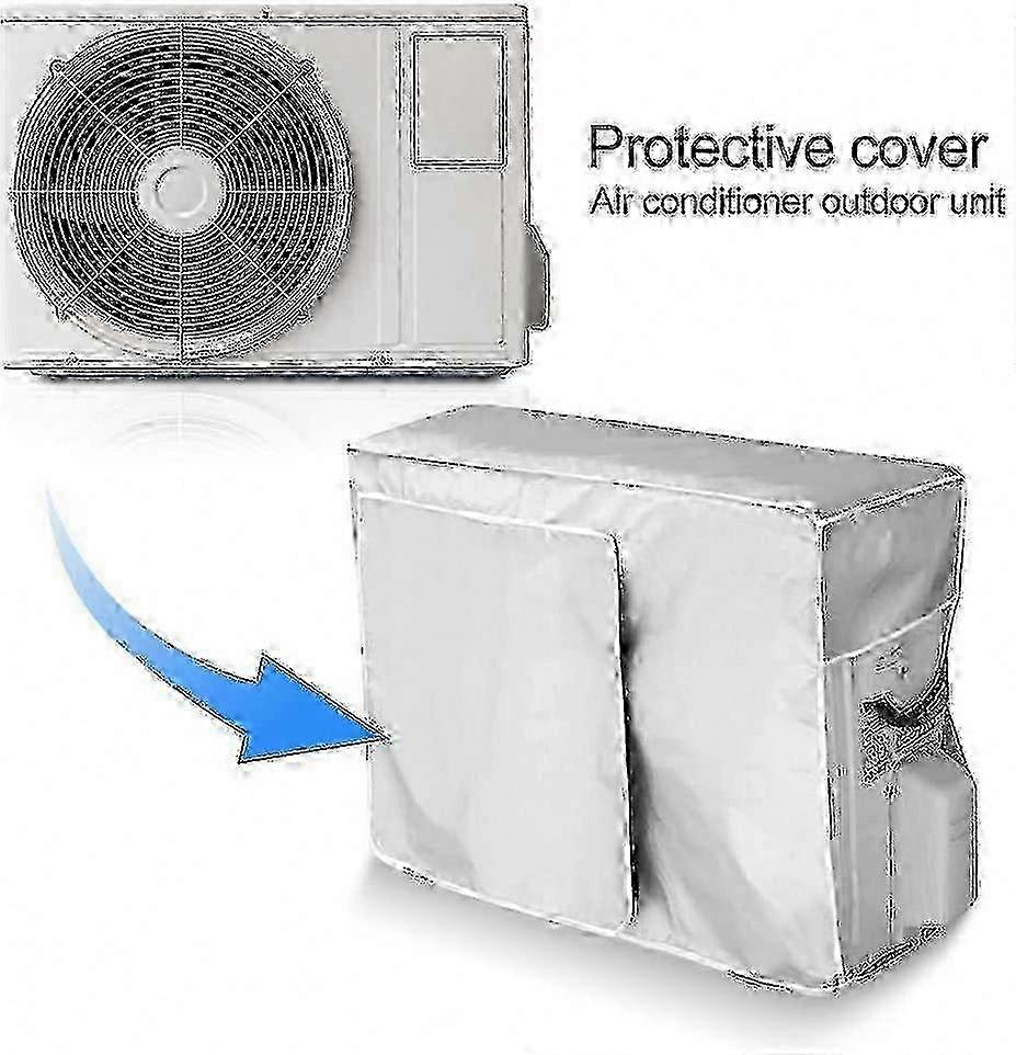 Waterproof Protector compatible with Single Air Conditioner Unit, 72x26x57cm