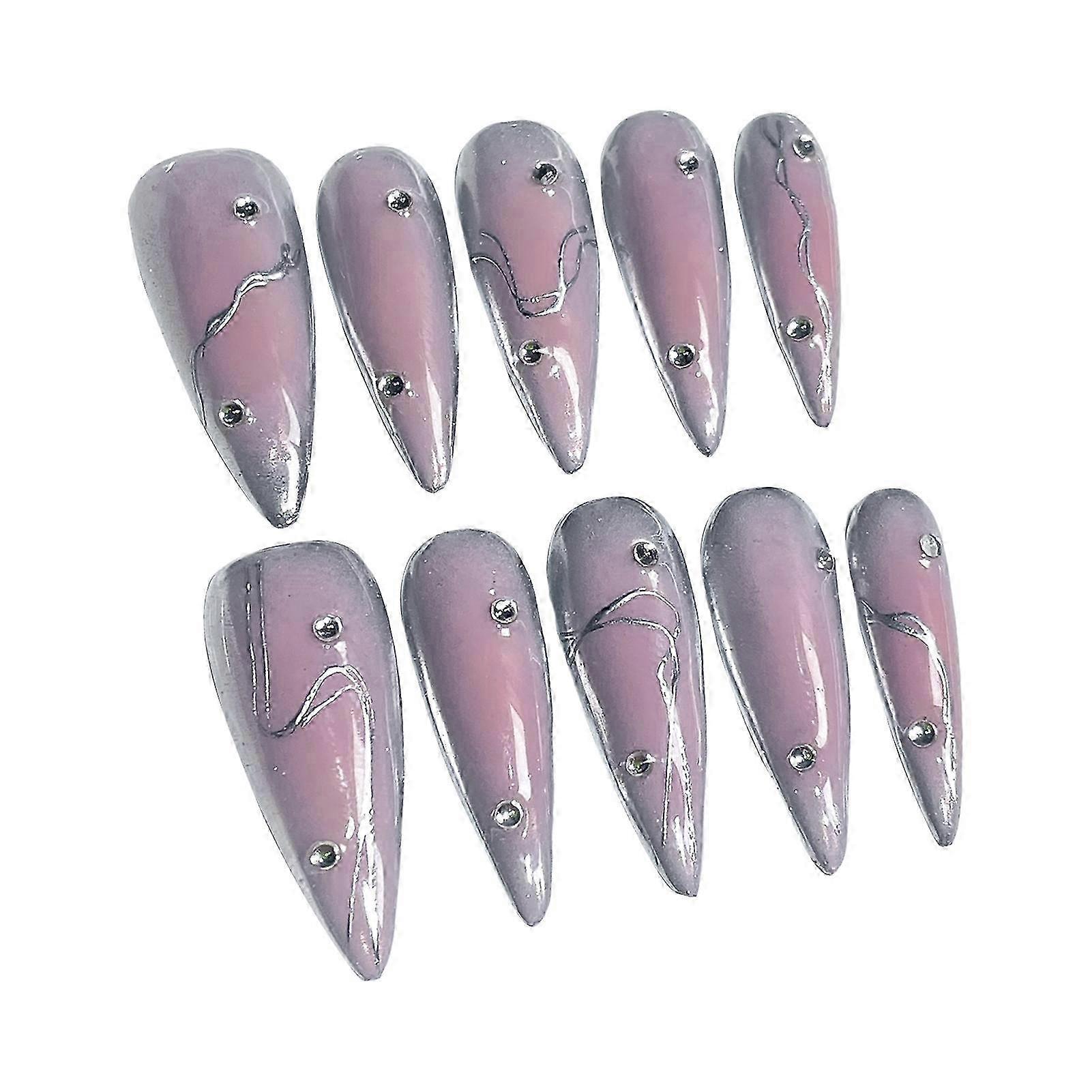 Easy Stick Blush Pink Press On Nails