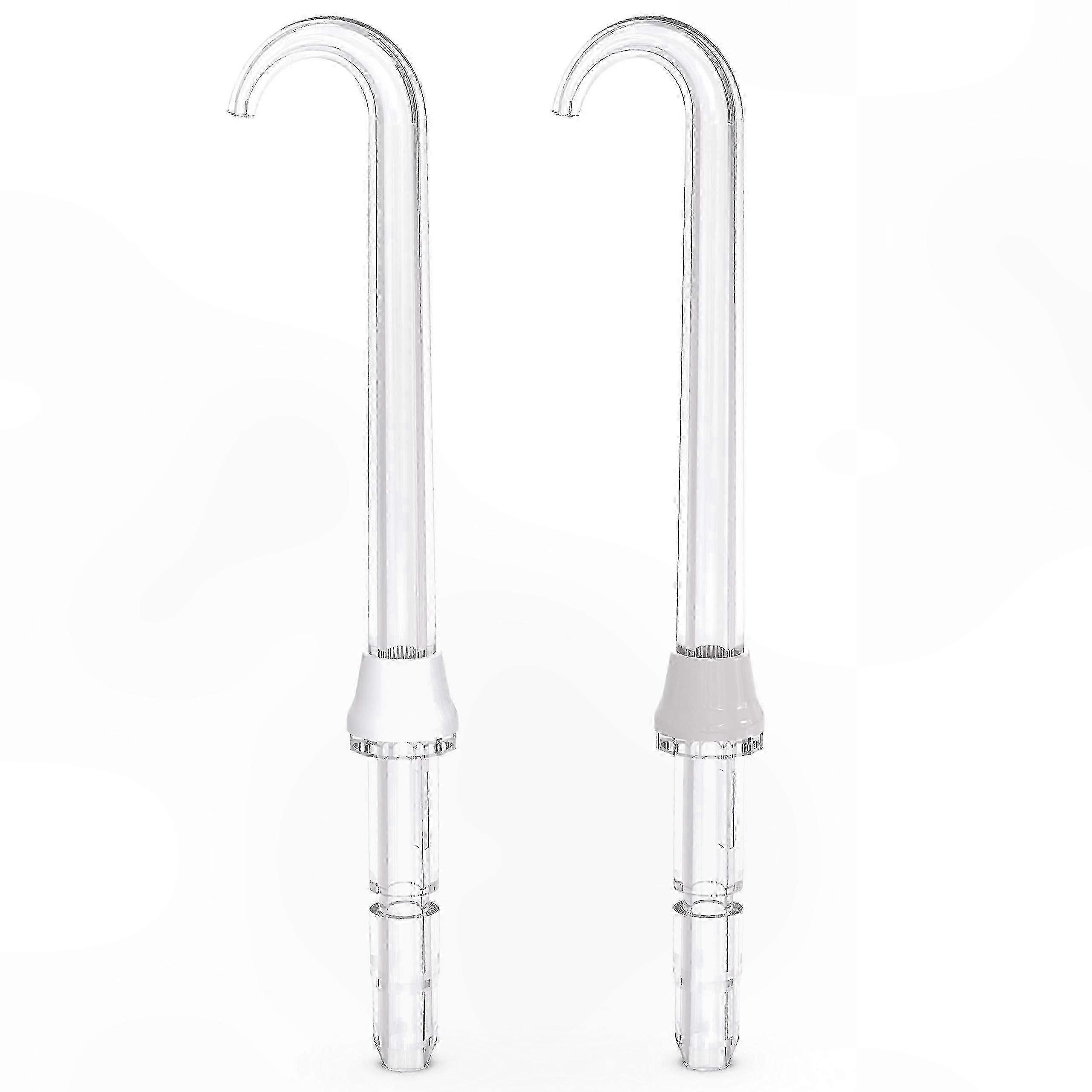 Denture-Compatible Curved Water Floss Tips