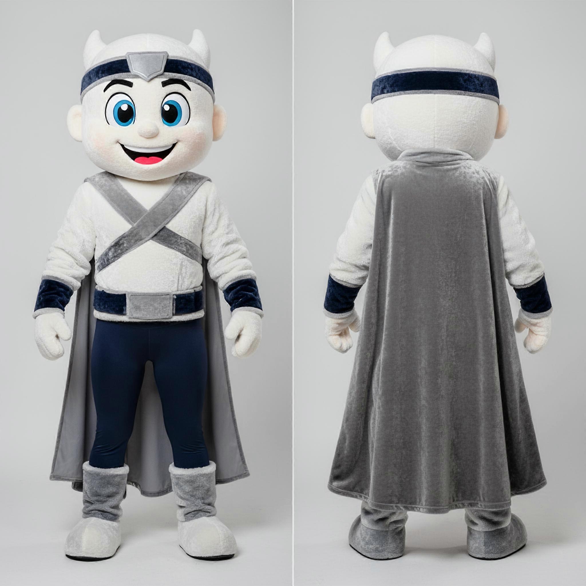 MASTICOT Ivory White Heroic Soldier Mascot
