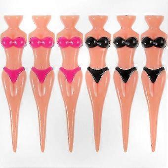 6-Pack Golf Tees and Pegs compatible with Enthusiasts, Essential Accessories compatible with Players-Good