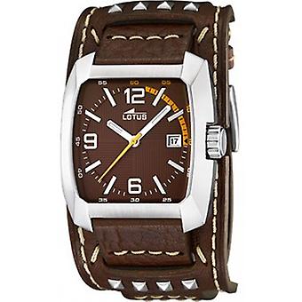 Lotus adventure Quartz Analog Man Watch with Cowskin Bracelet L15699/2