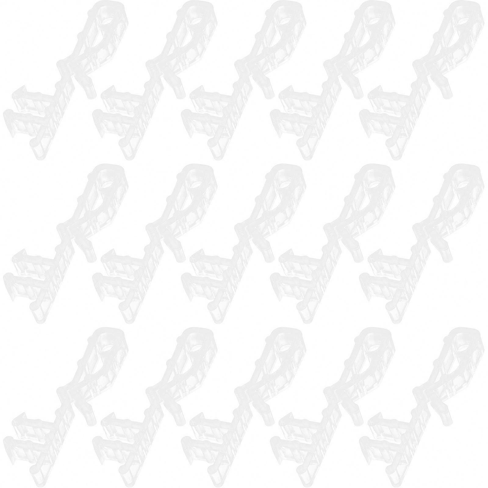 Hidden Valance Clips 120Pcs Replacement for Window Blinds Holder