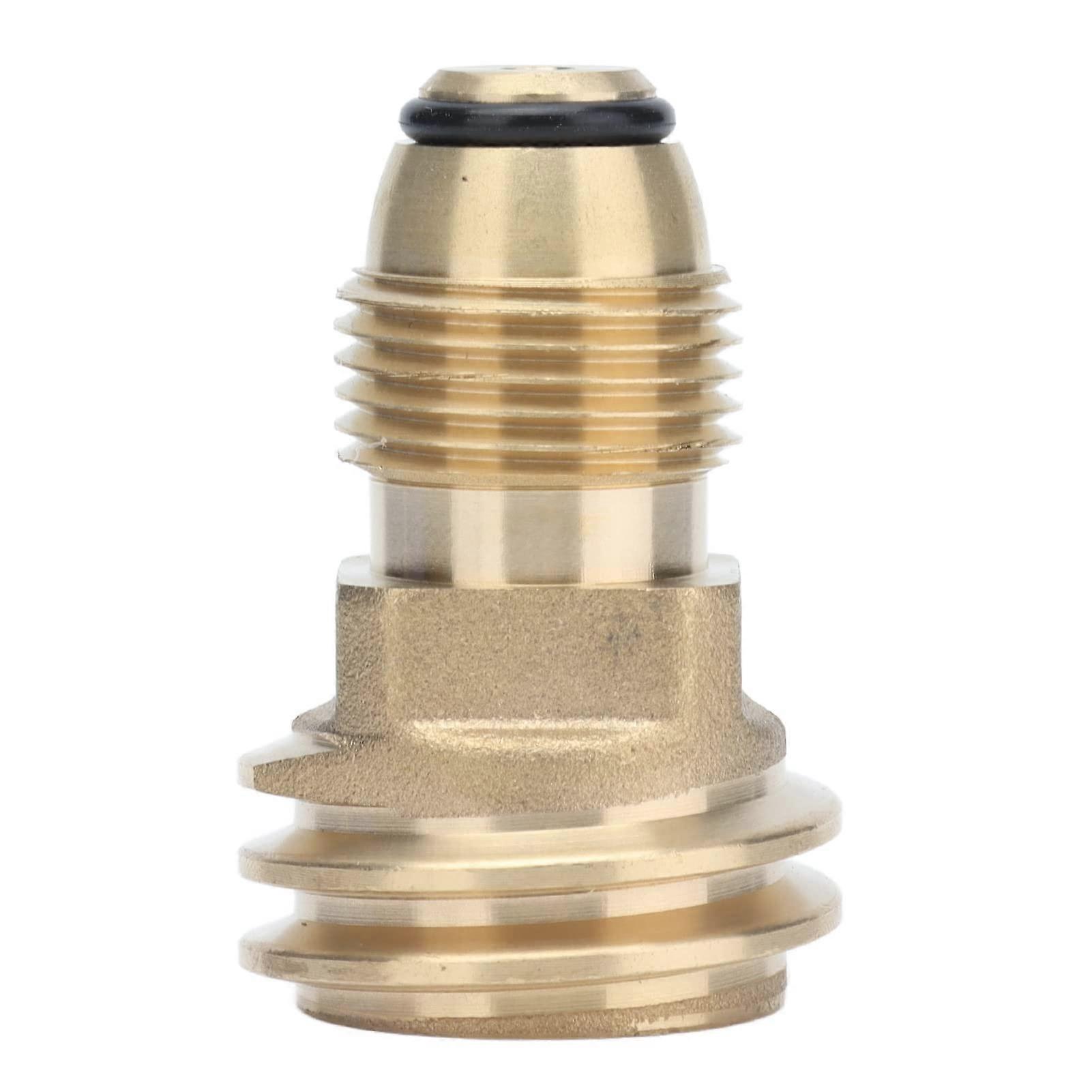 Propane Refill Adapter POL to QCC1 Tank Connector, Universal Compatibility for Quick Secure Connection