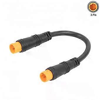 3-Pin Thumb Throttle Cable for Electric Bicycle  Waterproof Motor Connector, Sensor Throttle Wire, Female-to-Female&Male-Male