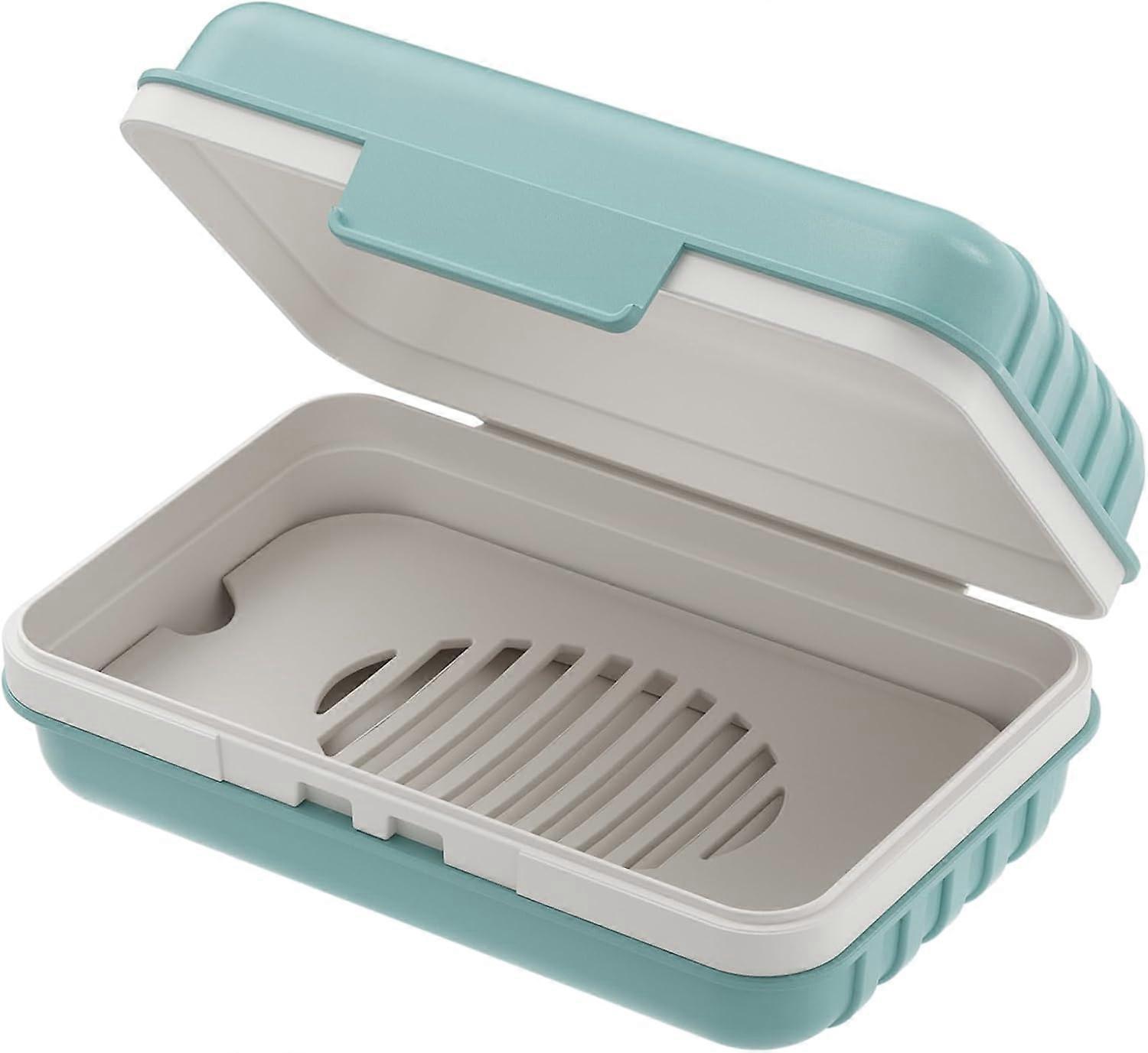 Leakproof Portable Soap Dish With Locking Lid
