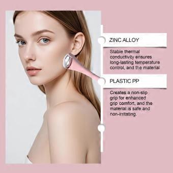 Facial Roller Massager Is Made Of Zinc Alloy And Plastic Pp
