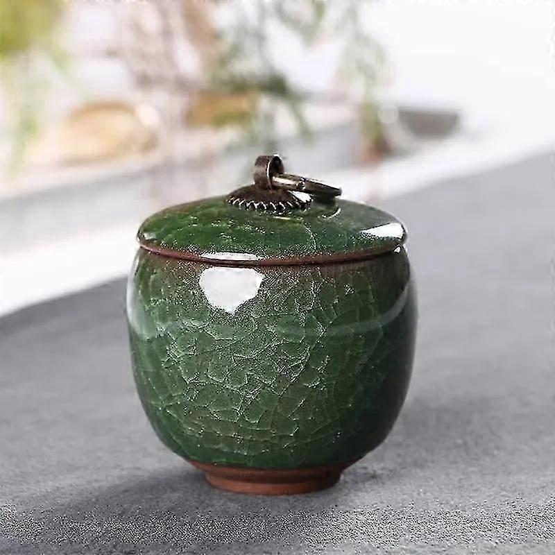 Ceramic Mini Pet Ashes Urn Sky Blue