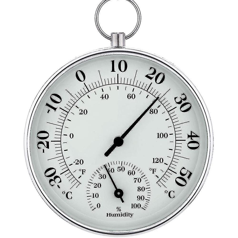 Indoor Thermometer Wireless Hygrometer Thermometer Humidity Gauge Meter With Hanging Chain For Wall, Table, Car Home Decor