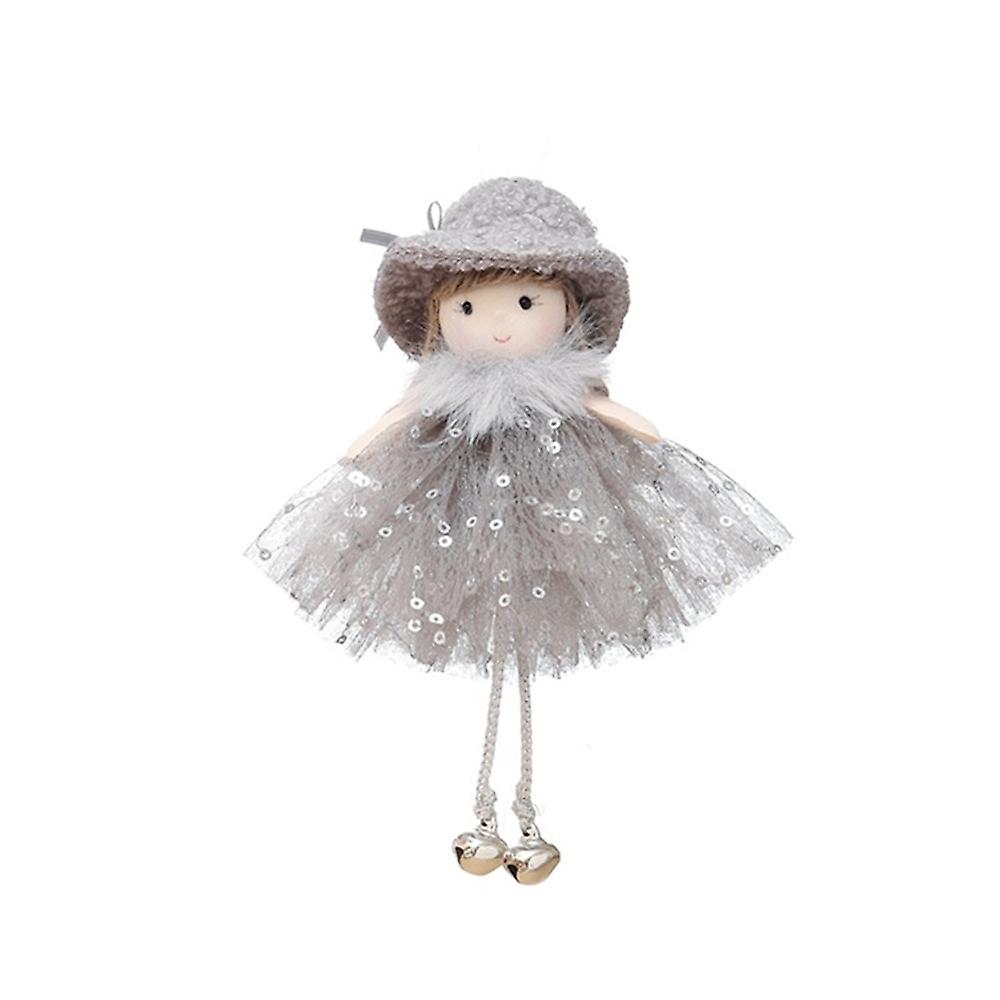Angel Girl Doll Pendant Tree Hanging Decor Plush Party Desktop Ornaments Cute Xmas Gift